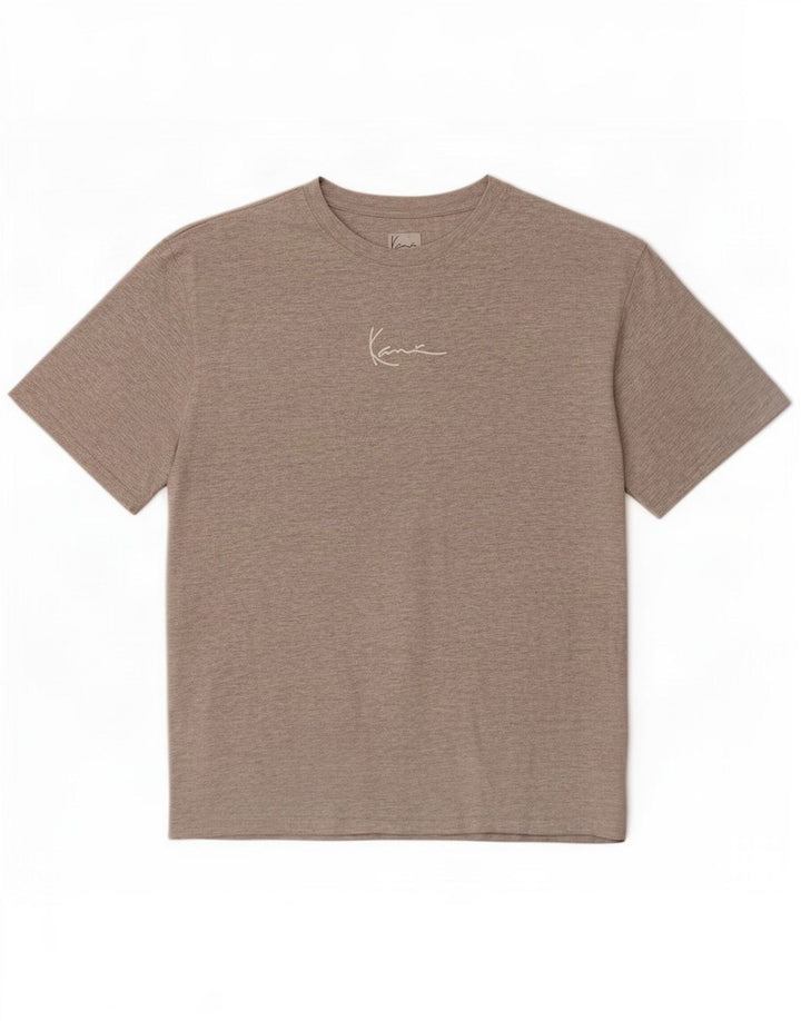 Tricou cu grafic Karl Kani pentru bărbați Top din bumbac cu pete gri mediu