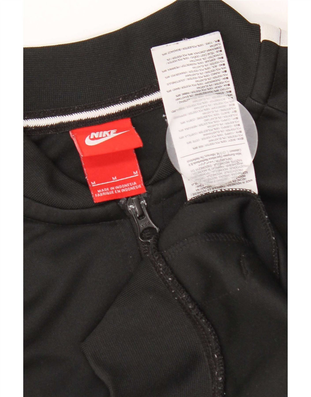 Jachetă de trening pentru bărbați Nike, negru mediu, poliester bloc de culoare