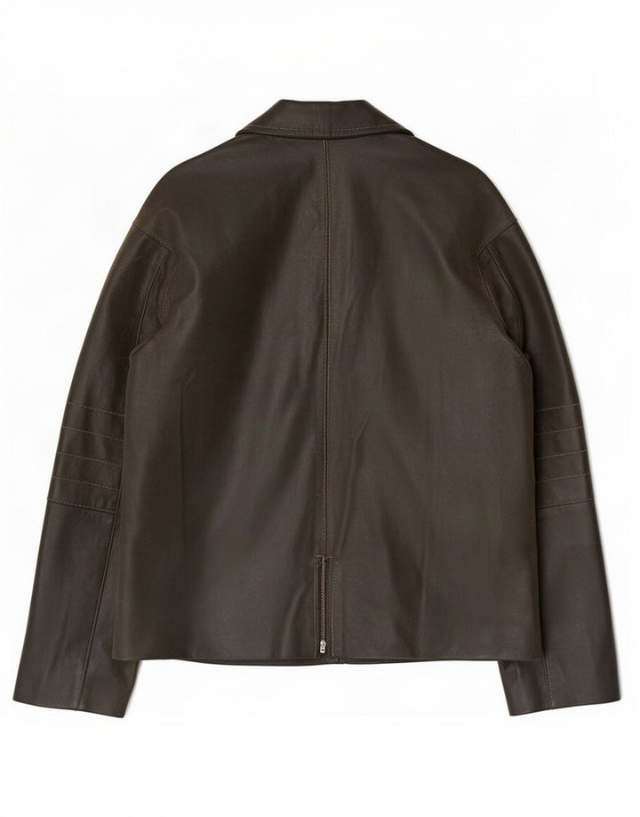 Jachetă de piele pentru bărbați Conbipel IT 48 Medium Khaki