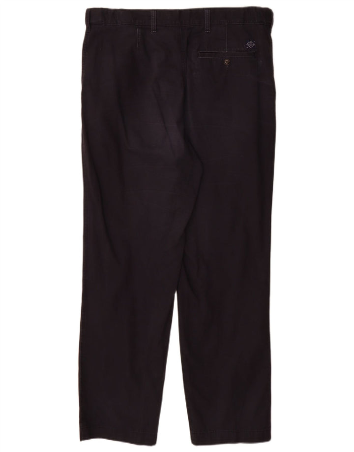 Pantaloni chino obișnuiți pentru bărbați Marks & Spencer L36 L31 Bumbac bleumarin