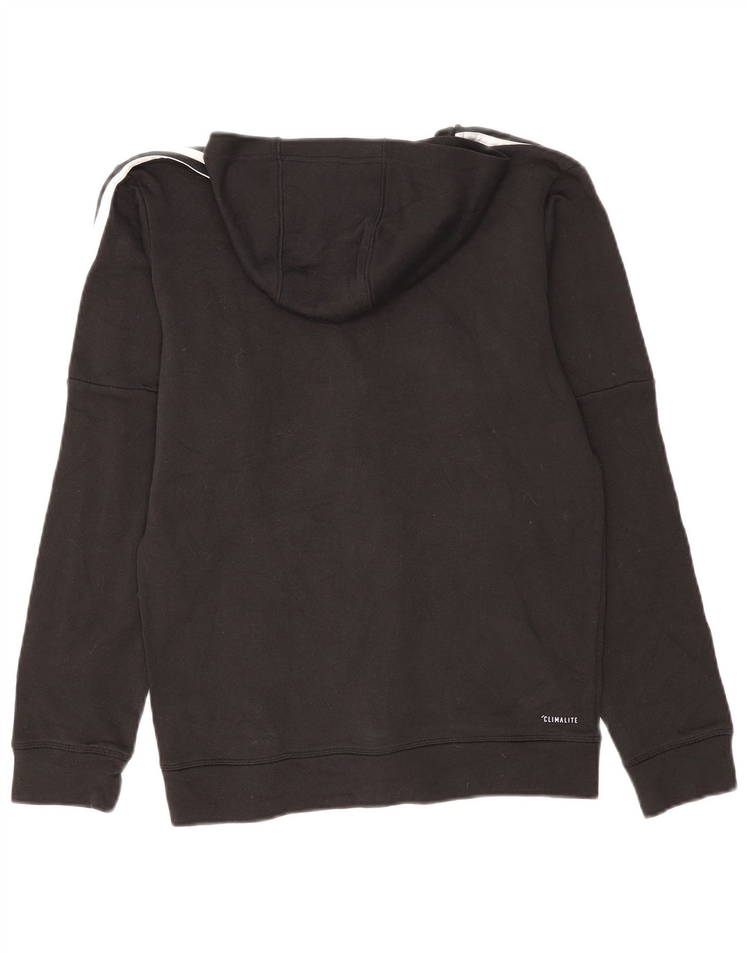 Pulover Adidas Climalite Zip pentru bărbați, poliester mediu negru