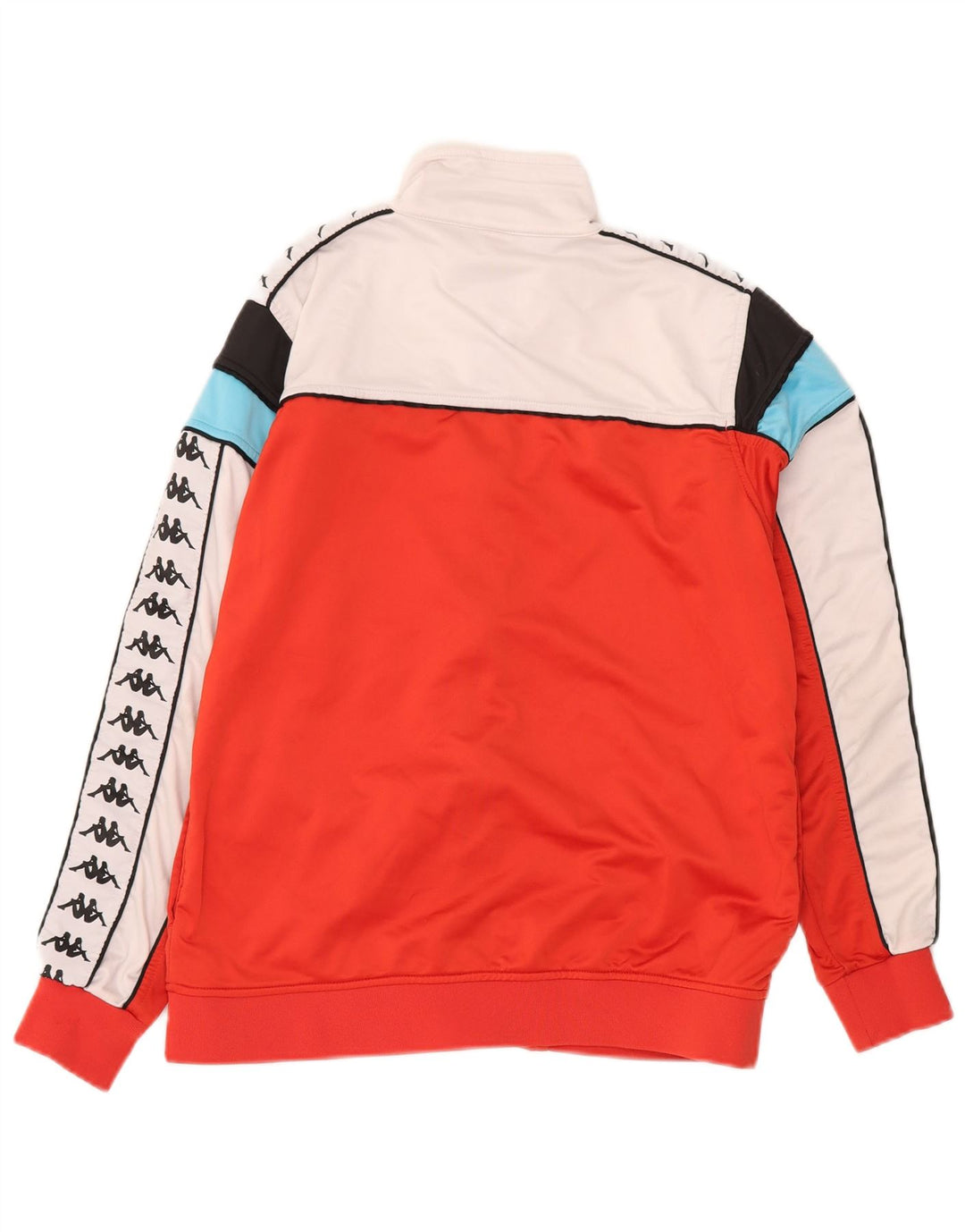 Jachetă de top pentru trening grafic Kappa pentru femei UK 16, mare, roșu, color block