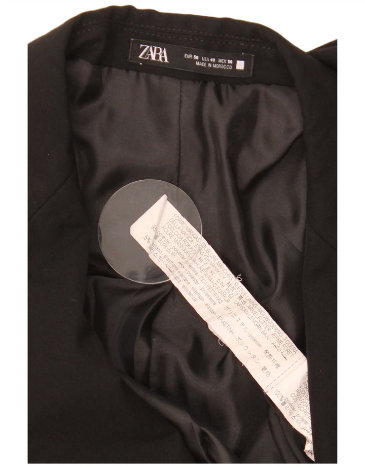 Blazer pentru bărbați Zara cu 2 nasturi EU 50 Poliester mediu negru