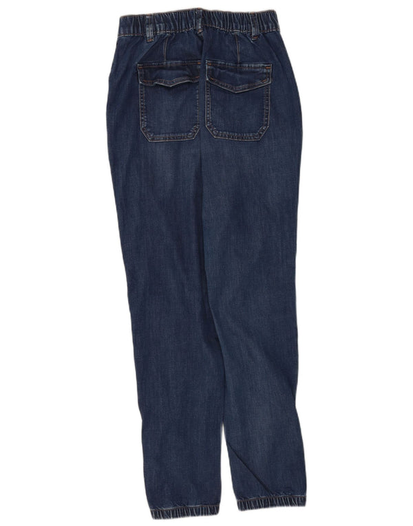 Marks & Spencer Pantaloni de jogging pentru femei Blugi conici UK 8 Mici W26 L30 Bumbac albastru