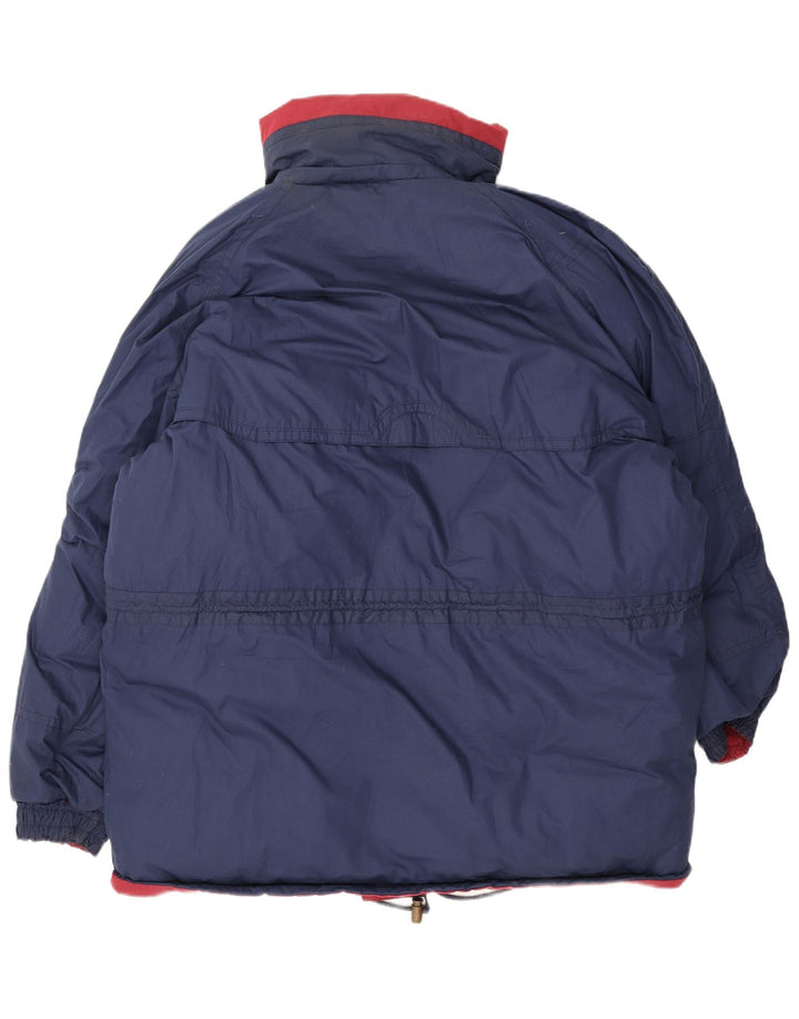 Jachetă căptușită reversibilă supradimensionată pentru bărbați Vintage UK 40 Large Red