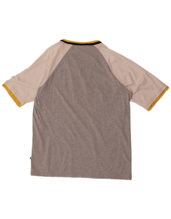 Tricou grafic Asics pentru bărbați Top mare gri Colorblock