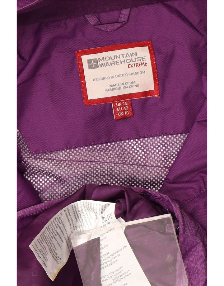 MOUNTAIN WAREHOUSE Jachetă de ploaie pentru femei UK 14 Medium Purple Colorblock
