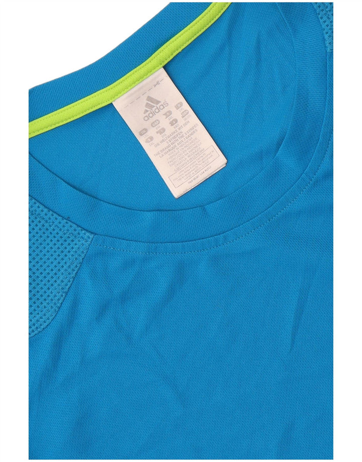 Tricou pentru bărbați Adidas Top 2XL poliester albastru