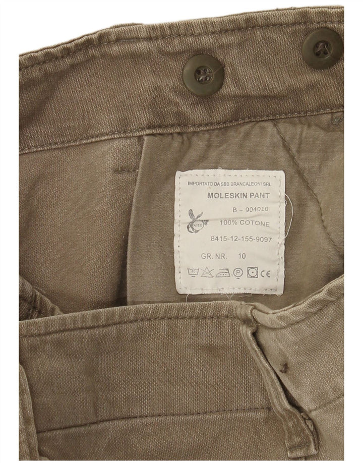 Pantaloni scurti cargo vintage pentru bărbați W36, bumbac mare kaki
