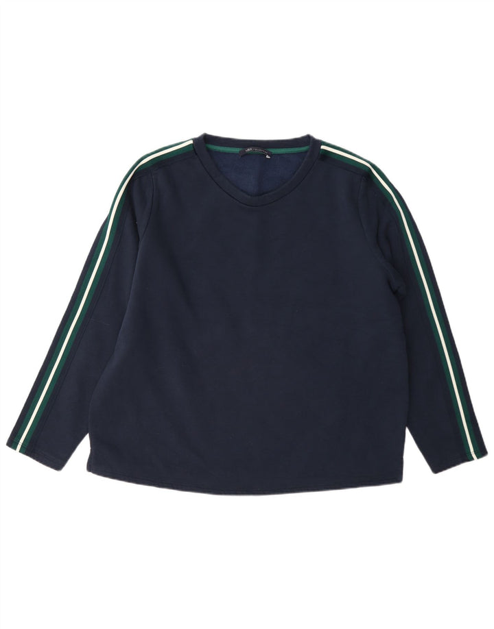 Pulover pentru damă Marks & Spencer Pulover UK 12 Mediu Bumbac bleumarin