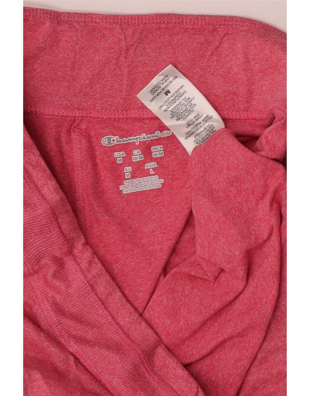 Pantaloni de trening Capri pentru femei Champion UK 14 Medium Pink Flecked