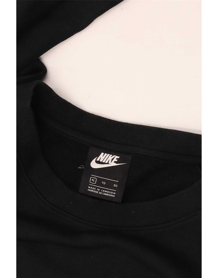 Pulover grafic pentru bărbați Nike XL, negru