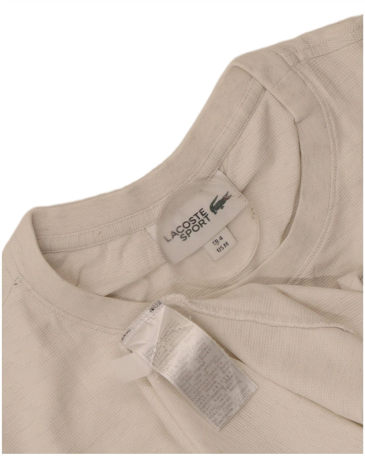 Tricou Lacoste Bărbați Top Marimea 4 Bumbac Alb Mediu