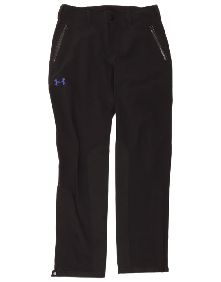 Pantaloni casual drepti pentru femei Under Armour US 6 Medium W32 L30 Negru
