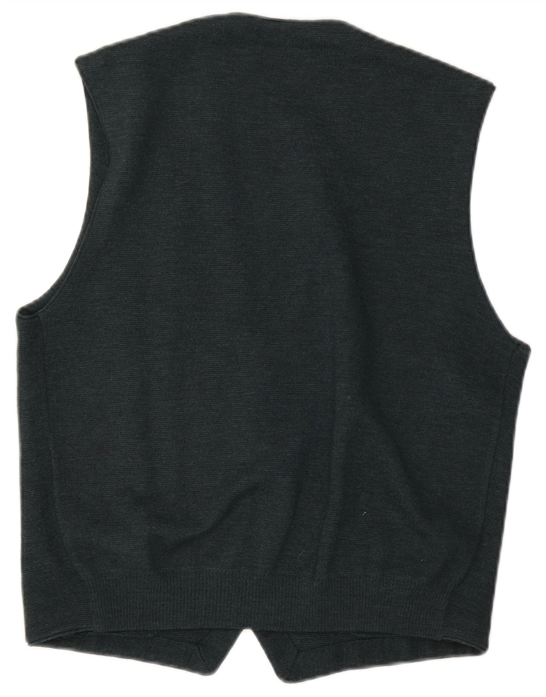 Vestă vintage pentru bărbați din lână verde mediu