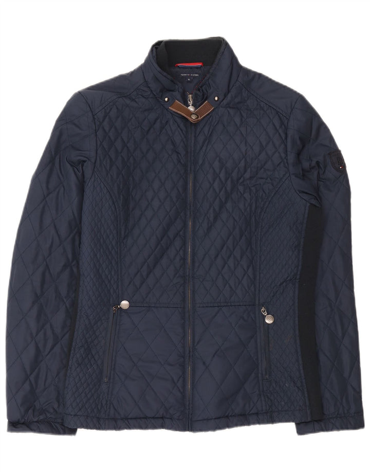 Jachetă matlasată Tommy Hilfiger pentru femei UK 18 XL bleumarin poliester