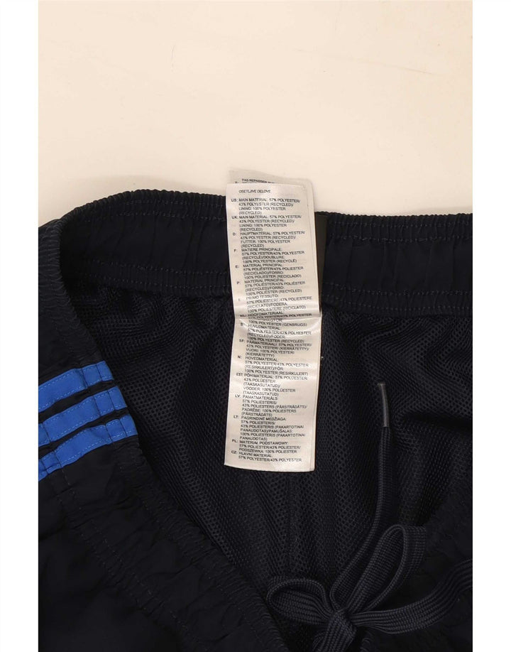 Pantaloni scurți sport pentru bărbați Adidas, mari, albastru, poliester