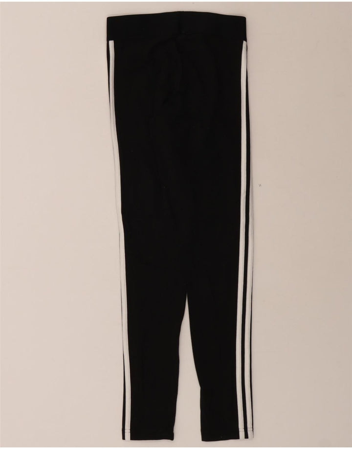 ADIDAS Womens Leggings UK 8 Small  Black Cotton Vintage Adidas and Second-Hand Adidas from Messina Hembry 