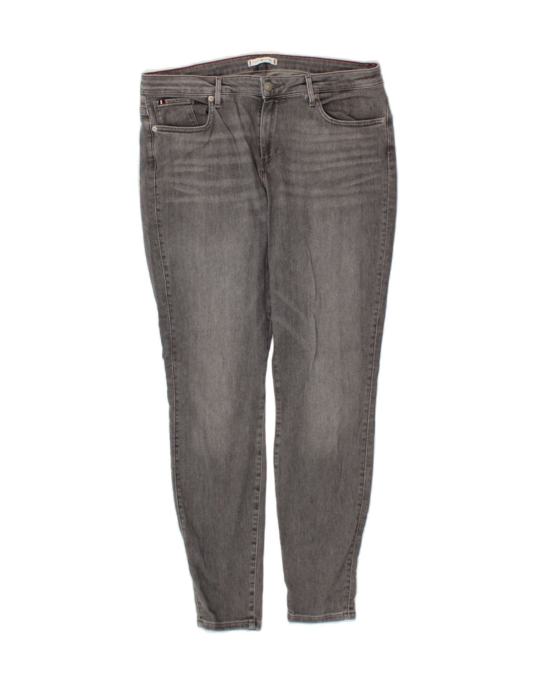 TOMMY HILFIGER Womens Skinny Jeans W36 L30 Grey Vintage Tommy Hilfiger and Second-Hand Tommy Hilfiger from Messina Hembry 