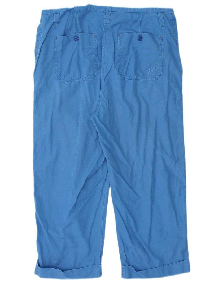 Pantaloni capri drepti RALPH LAUREN pentru femei US 10 Large W32 L20 Blue