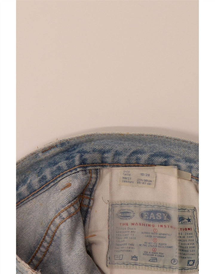EASY Womens Slim Jeans UK 10 Small W28 L30 Blue Cotton Vintage Easy and Second-Hand Easy from Messina Hembry 