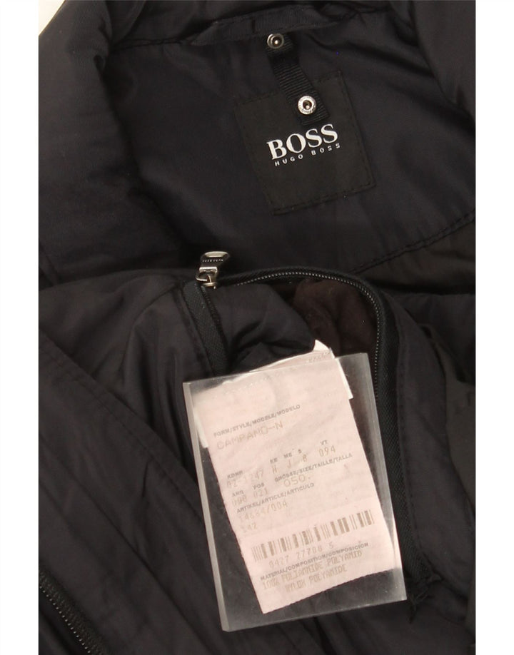 Palton pentru bărbați Hugo Boss IT 50 Poliamidă neagră mare