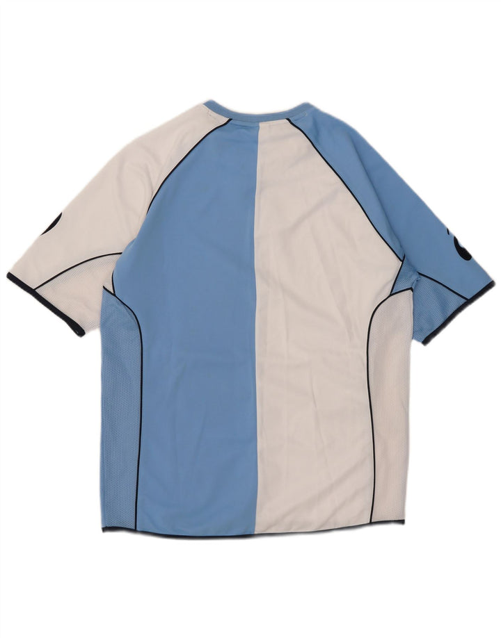 Tricou grafic Asics pentru bărbați Top Mediu Albastru Poliester Bloc de culoare