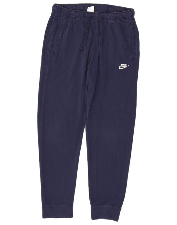 Nike Mens Tracksuit Trousers Joggers Large  Navy Blue Cotton