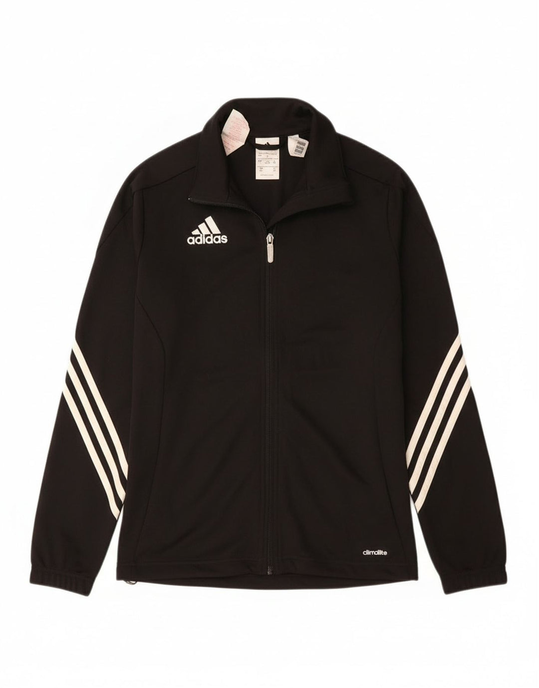 Adidas Boys Climalite Trening Top Jachetă 13-14 ani Poliester negru