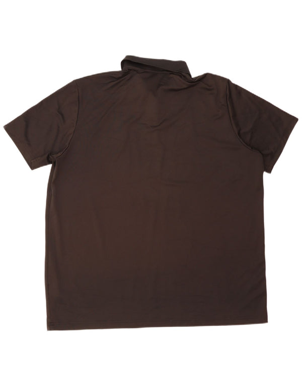 Tricou polo pentru bărbați ADIDAS 2XL poliester negru