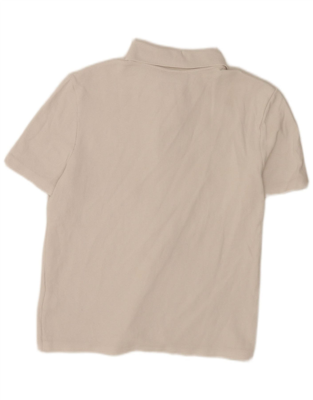 Tricou polo Lacoste pentru femei, cu ajustare normală, mărimea 40, bumbac alb mediu