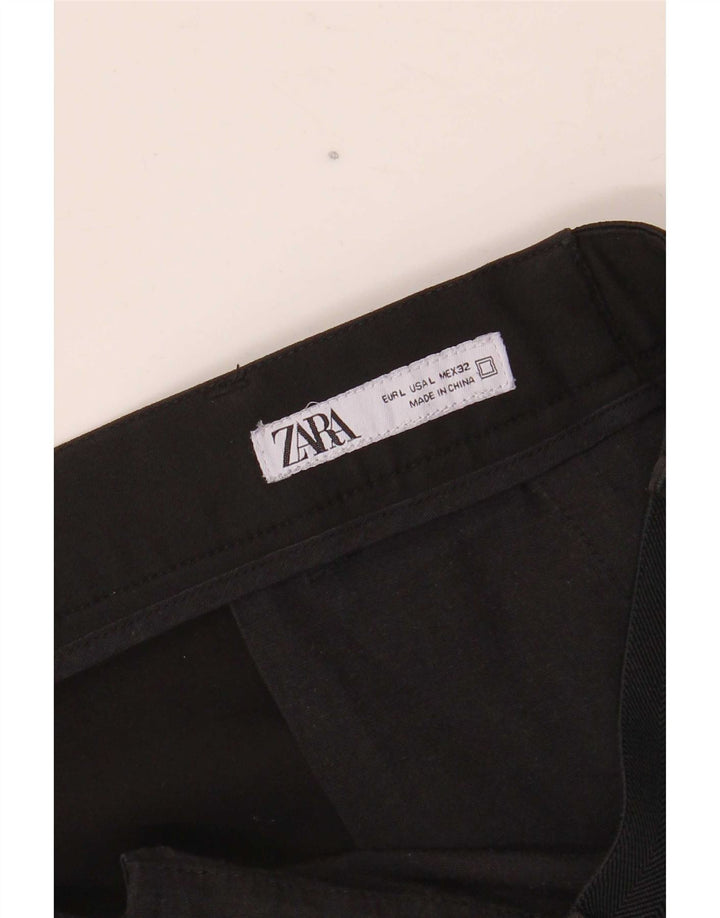 Pantaloni chino slim pentru bărbați Zara L32 L27 Negru
