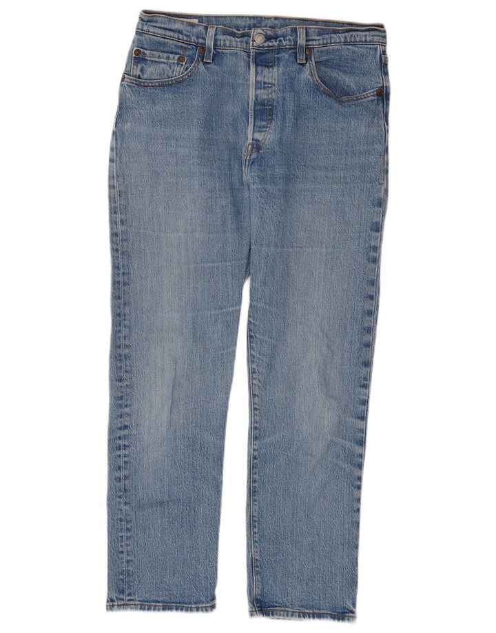 Blugi drepti 501 pentru femei Levi's W29 L28 Bumbac albastru