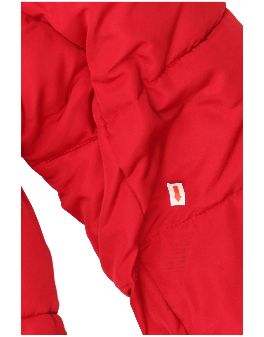 HOBBS Womens Hooded Padded Jacket UK 14 Large Red Polyester