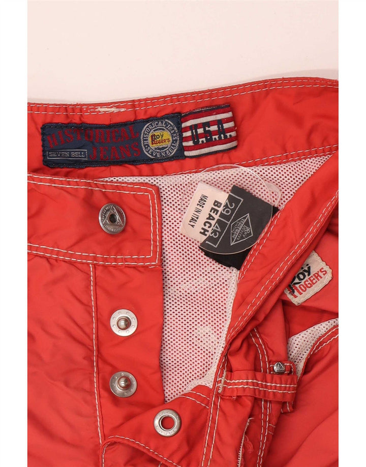 Pantaloni scurti de înot Roy Rogers pentru femei W29 Poliamidă roșie mică