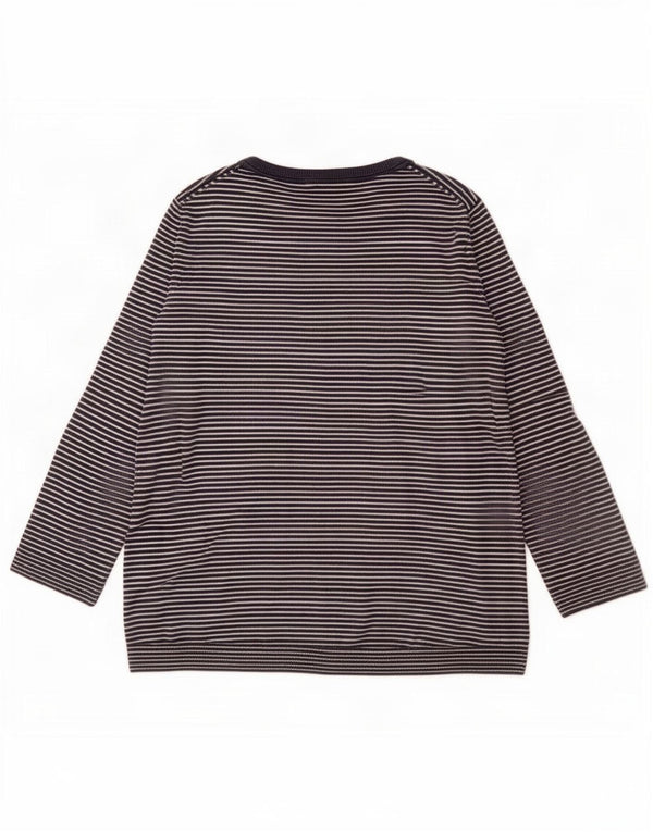 Pulover pentru femei Gap cu gât de barcă UK 14 Medium bleumarin cu dungi