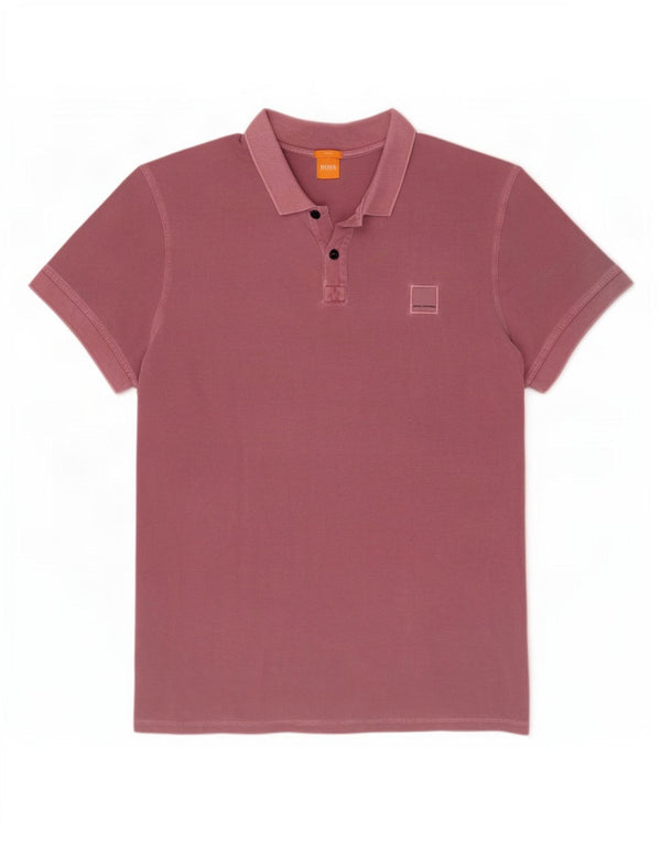 Cămașă polo Hugo Boss pentru bărbați, 3XL, roșu, bumbac