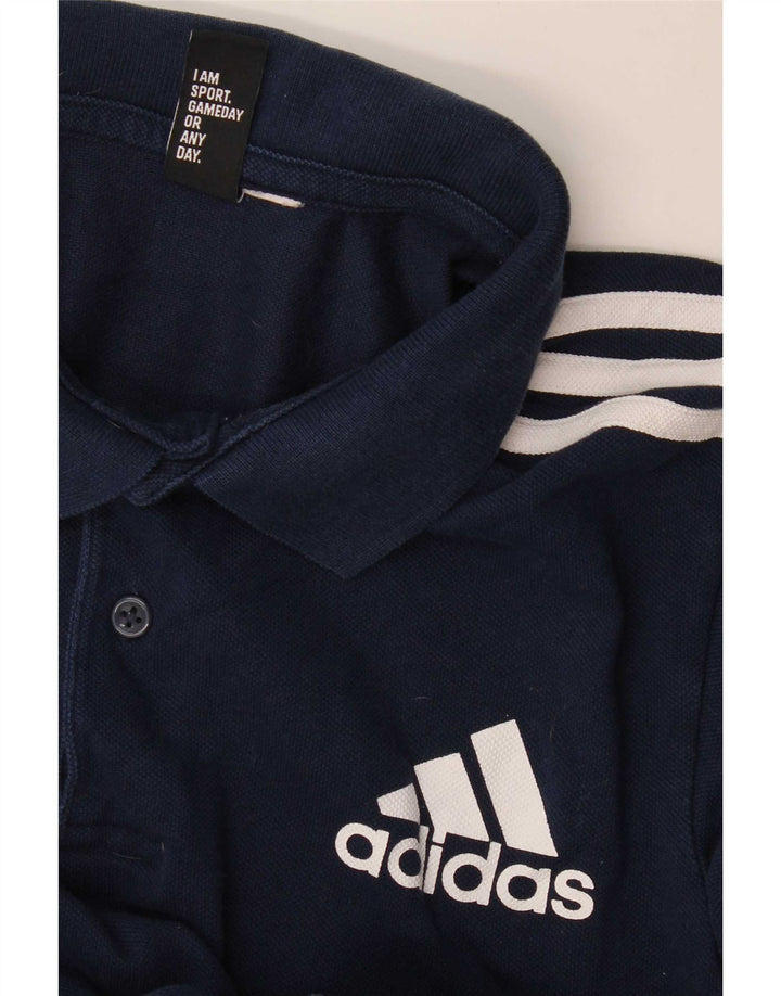 Tricou Polo pentru bărbați Adidas Mic Bleumarin