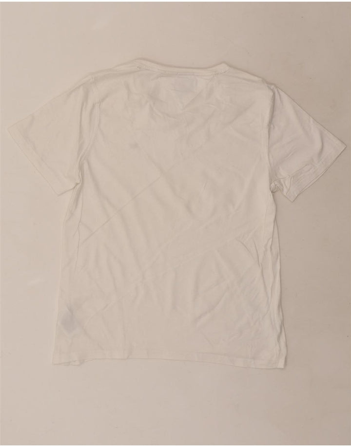 Tricou Tommy Hilfiger pentru bărbați Top Medium White Bumbac