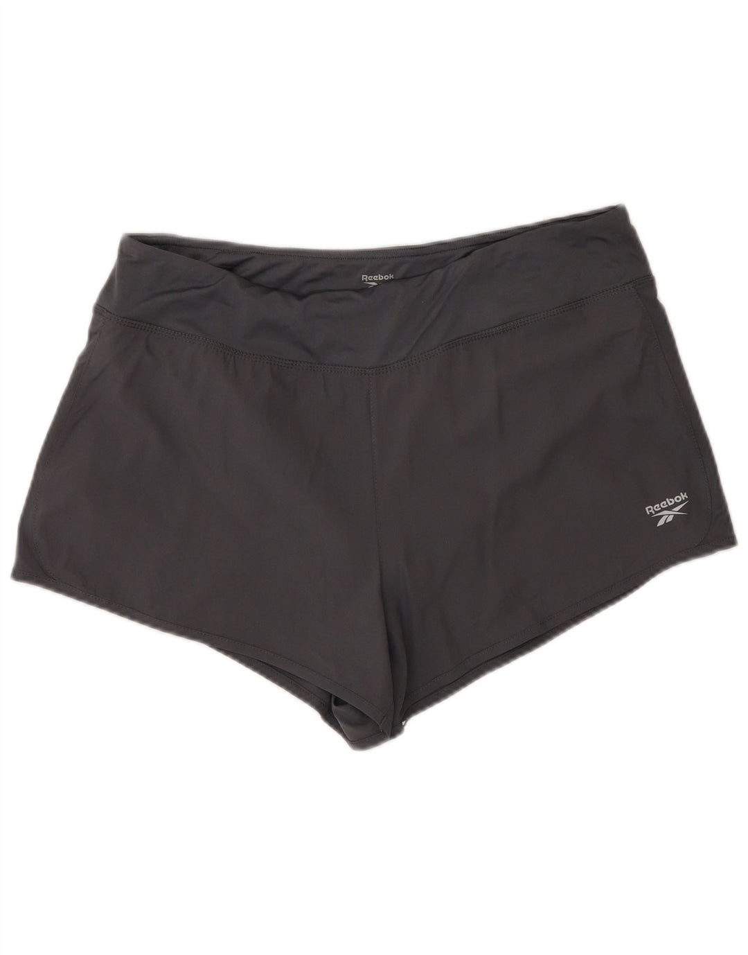 Pantaloni scurti sport Reebok pentru femei UK 16, mari, gri, poliester