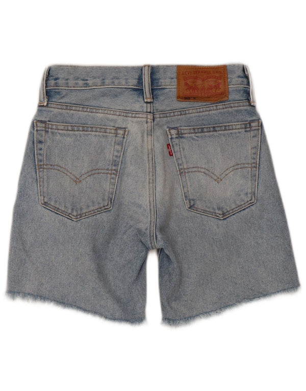 Levi's Boys 505 Distressed Denim Shorts 5-6 ani W23 Blue Bumbac