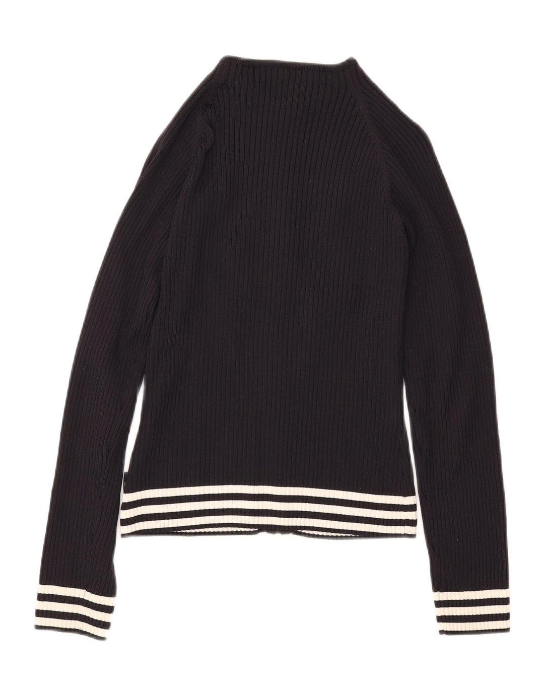 Pulover cardigan ADIDAS pentru femei UK 12, mediu negru, nailon