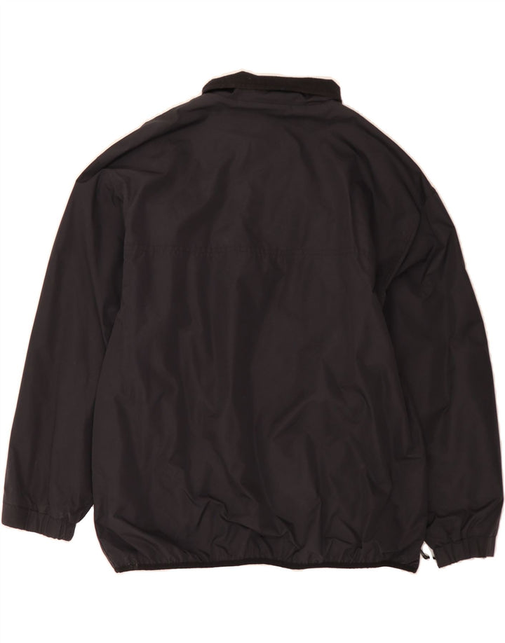 ST. BERNARD Mens Pullover Reversible Jacket UK 40 Large Black Colourblock Vintage St. Bernard and Second-Hand St. Bernard from Messina Hembry 