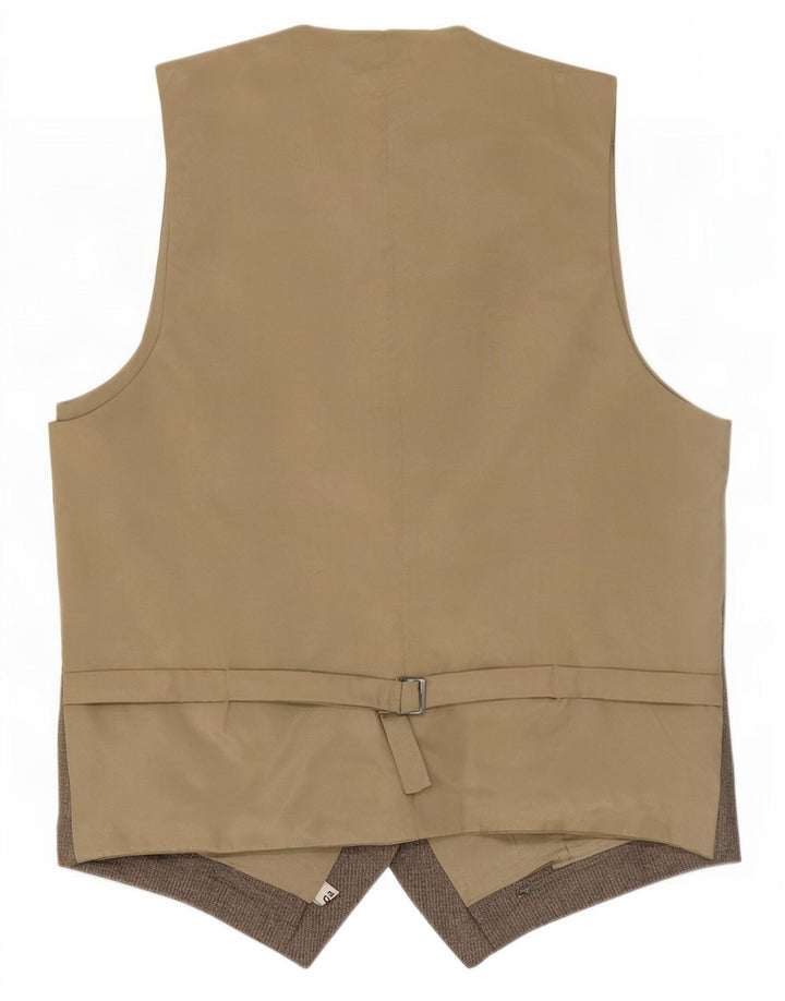 Vestă vintage pentru bărbați IT 50 Medium Grey Herringbone