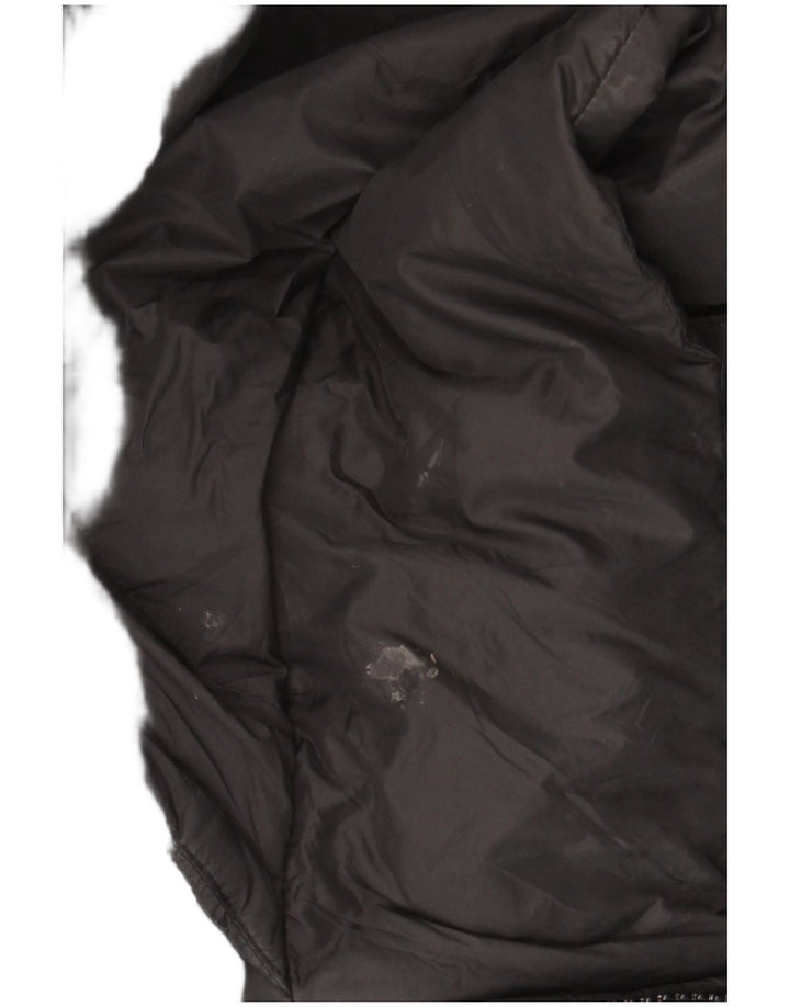 Gilet cu glugă supradimensionat pentru femei Zara UK 10 Poliester negru mic