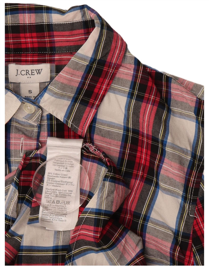 Cămașă pentru femei J. Crew UK 10 Small Red Check Bumbac