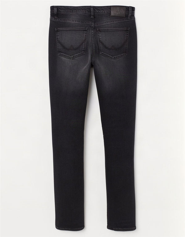 Blugi Superdry Corporal Slim pentru bărbați W32 L34, bumbac negru