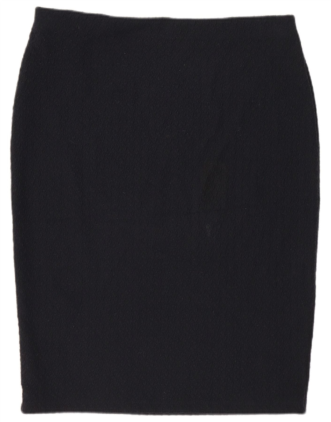 Fusta creion pentru femei Marks & Spencer UK 14 mare W32 poliester bleumarin