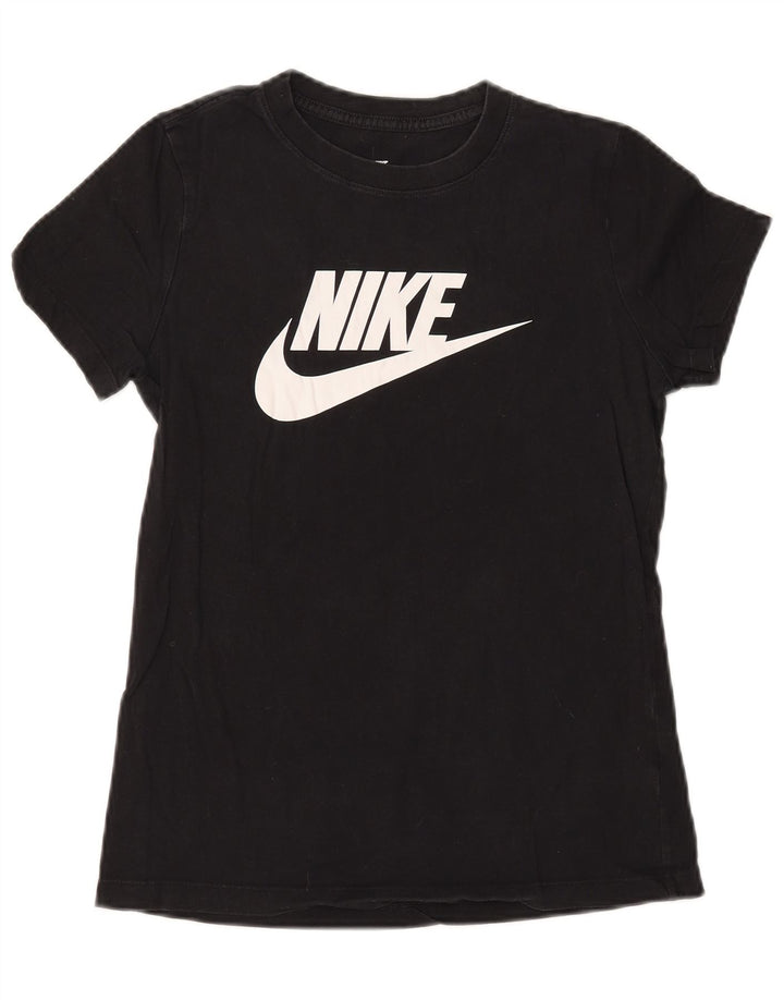 Tricou grafic pentru femei NIKE Top UK 10 Small Black Bumbac
