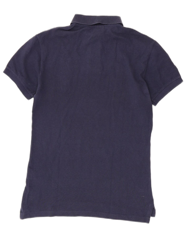 POLO RALPH LAUREN Cămașă polo pentru bărbați cu grafică slim fit, bumbac, albastru bleumarin